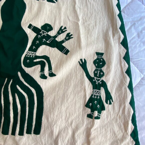 Handmade Poplin Tree Of Life Wall Curtain Hanging Applique Tapestry Yoga Decor - Picture 5 of 10